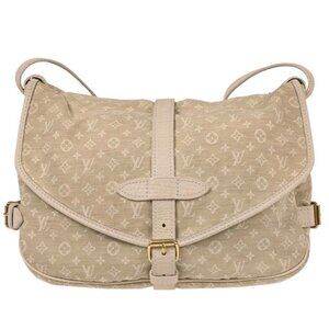 Louis Vuitton Monogram Mini Lin Saumur 30 Shoulder Bag M95314 MB0067 AQ00011
